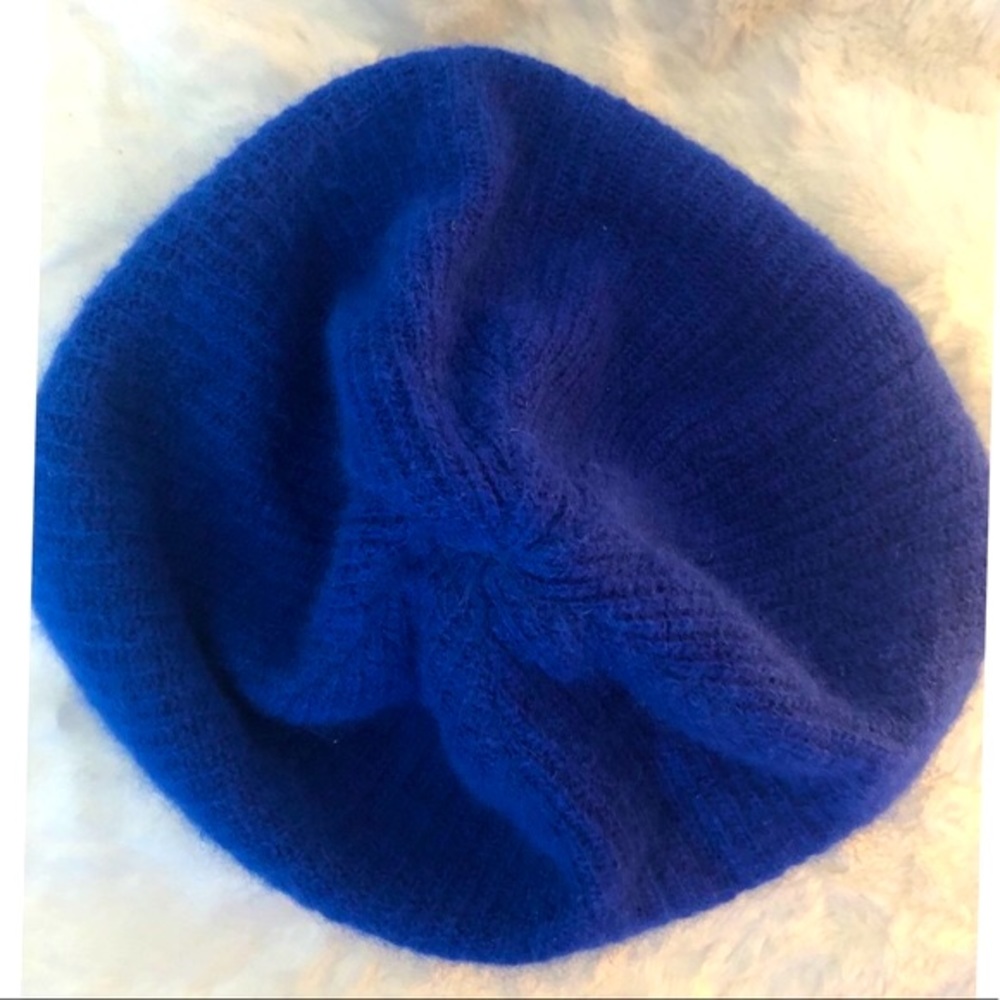 Unbranded Vintage 80s Angora & Lambs Wool Beret